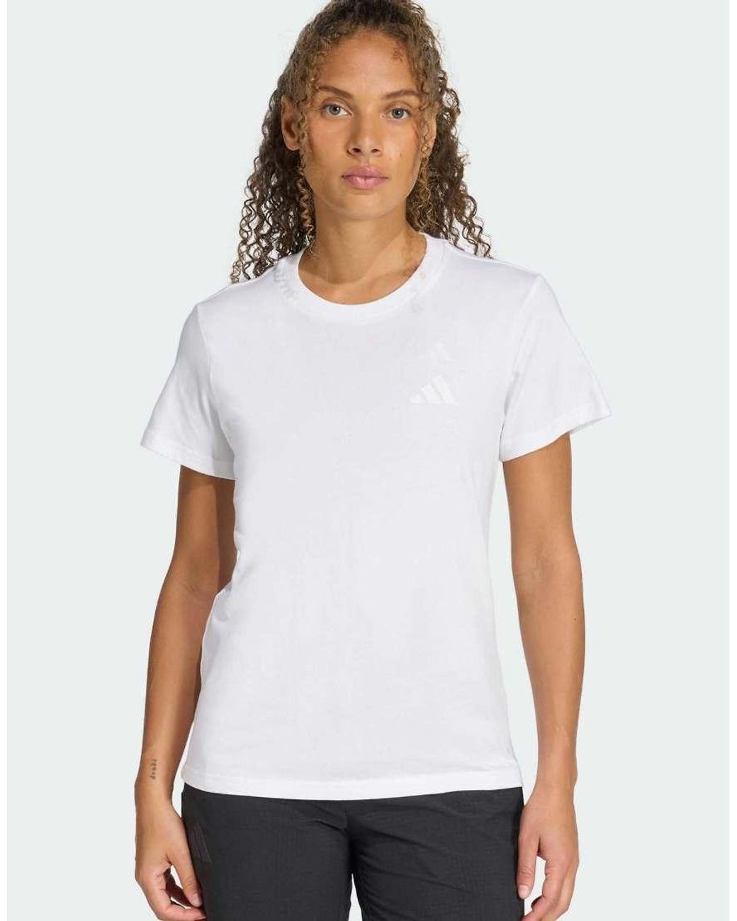 Adidas Originals White Terrex Mountain Graphic T-Shirt