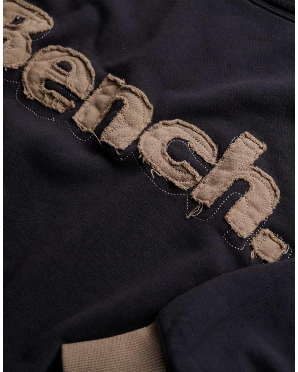 Bench x Superdry & Co Blue Bardot Oversized Sweatshirt