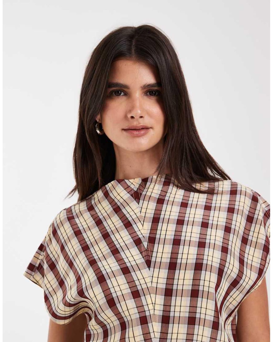 & Other Stories Red Woven Top