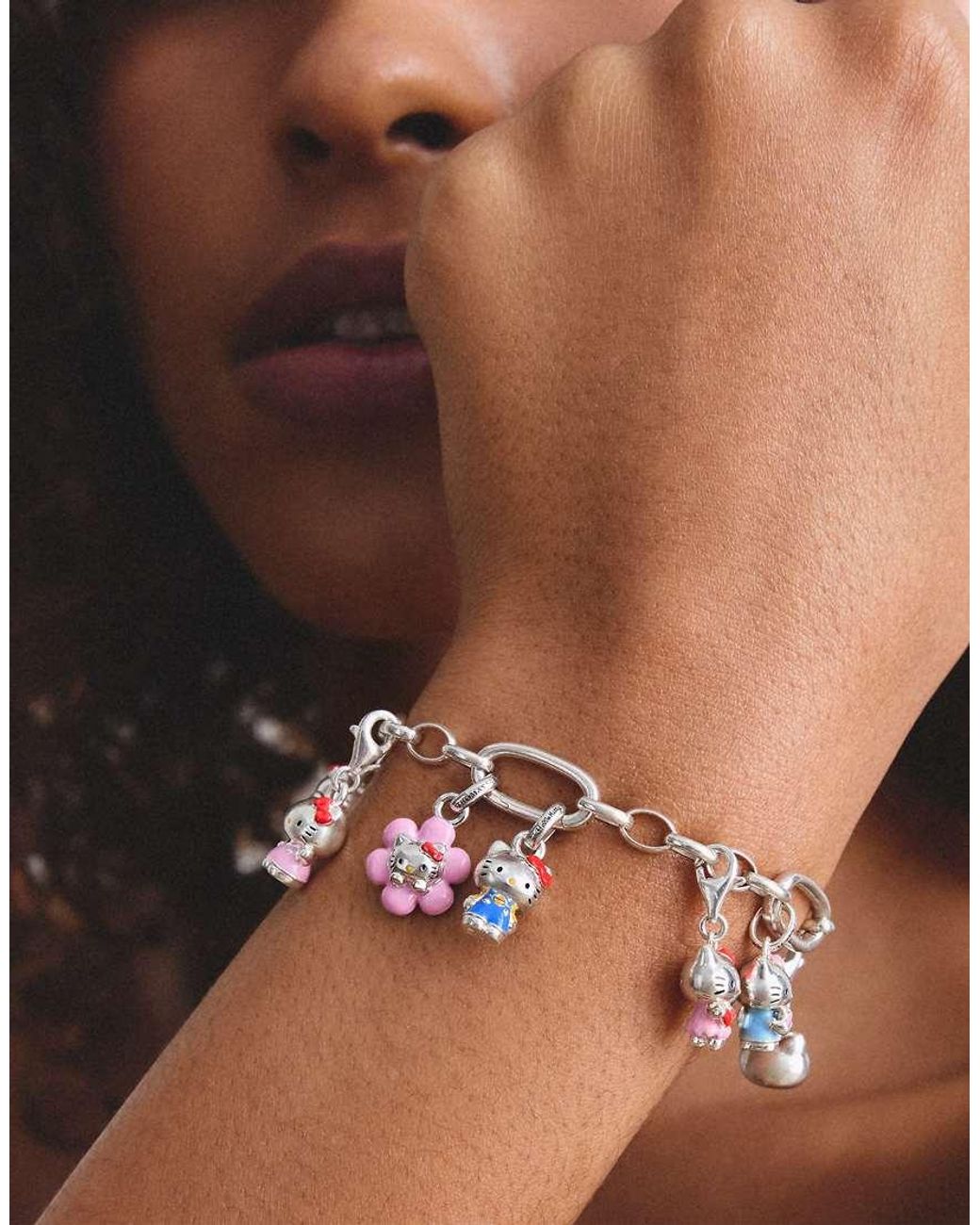 Thomas Sabo White Hello Kitty Charm Blue – Connect