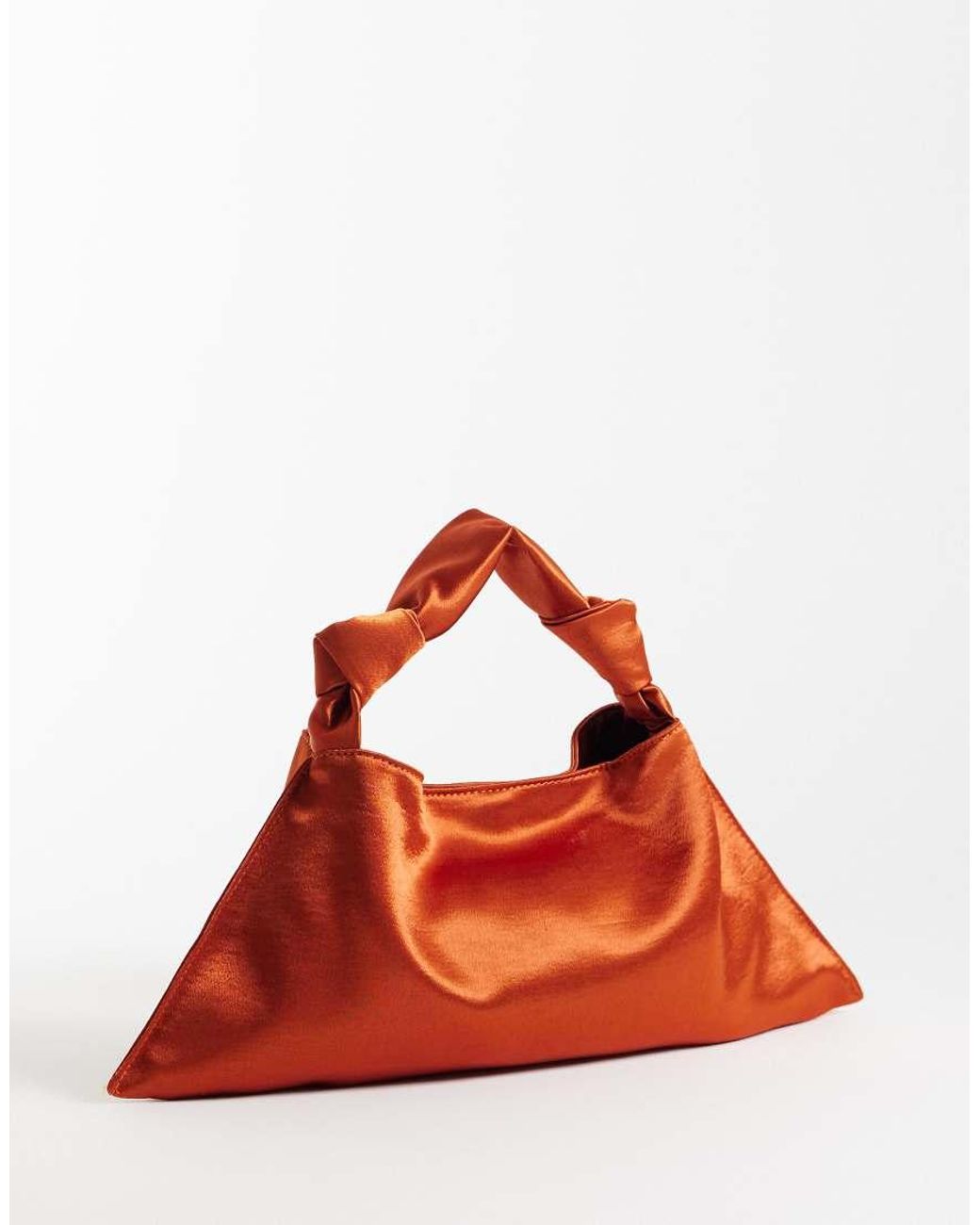 ASOS Red Satin Small Shoulder Bag