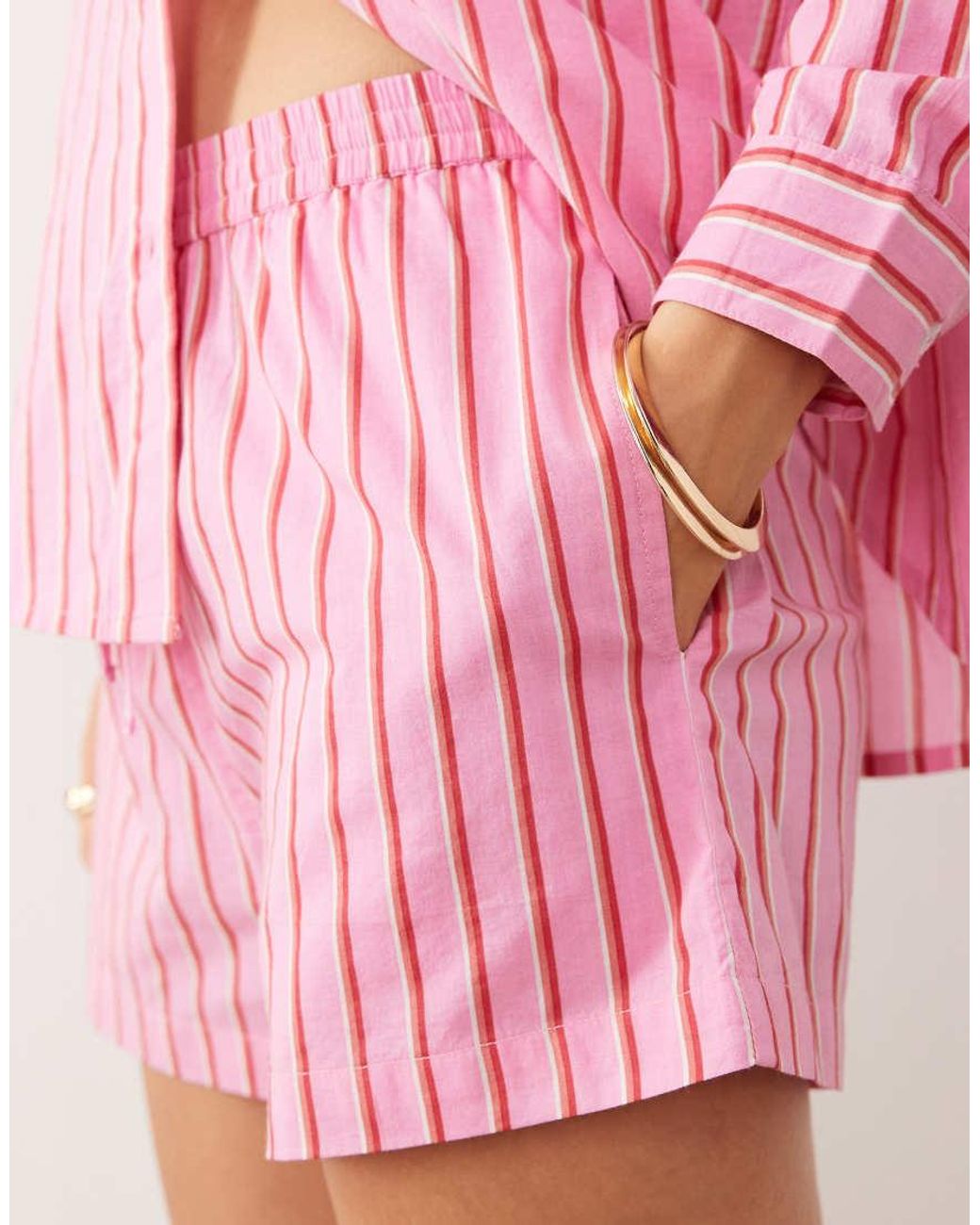 Iisla & Bird Pink Stripe Short