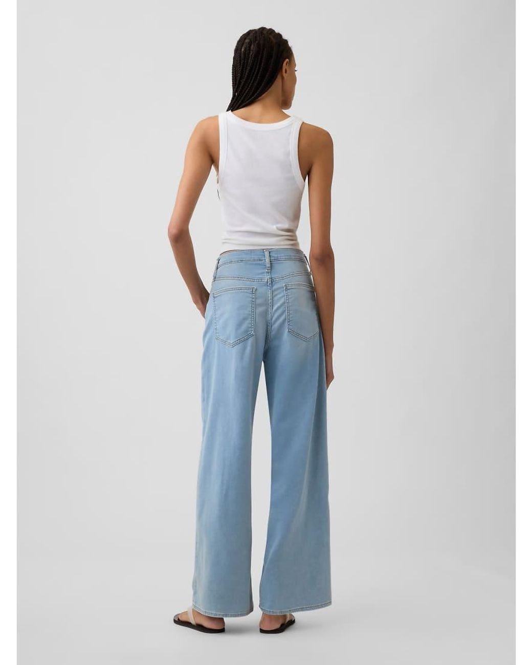 Gap Blue Wide Leg Comfort Jeans