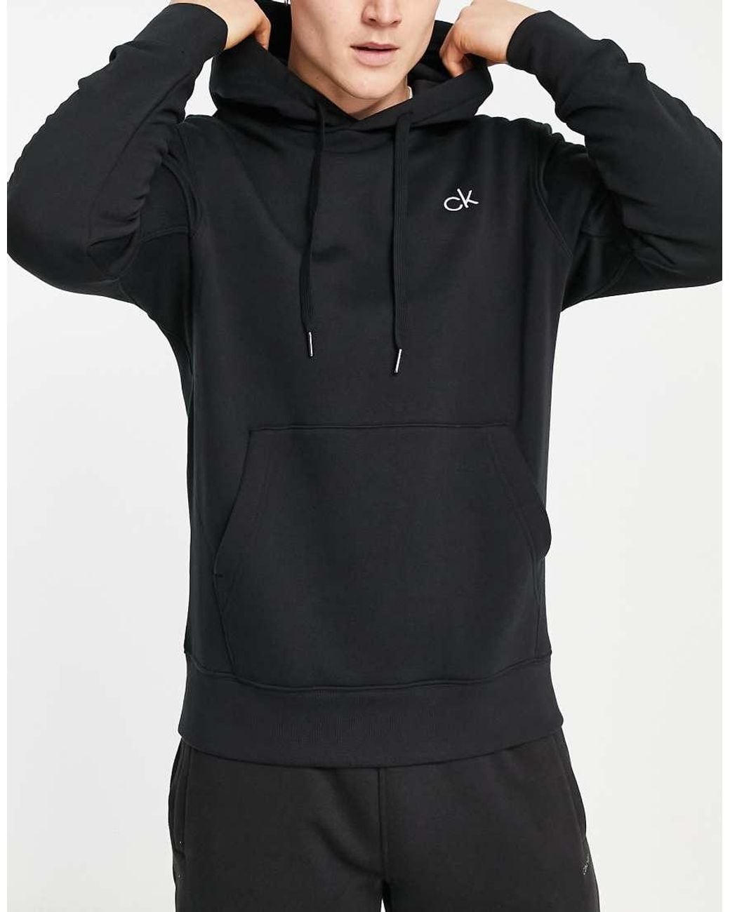 Calvin Klein Black Logo Hoodie for men