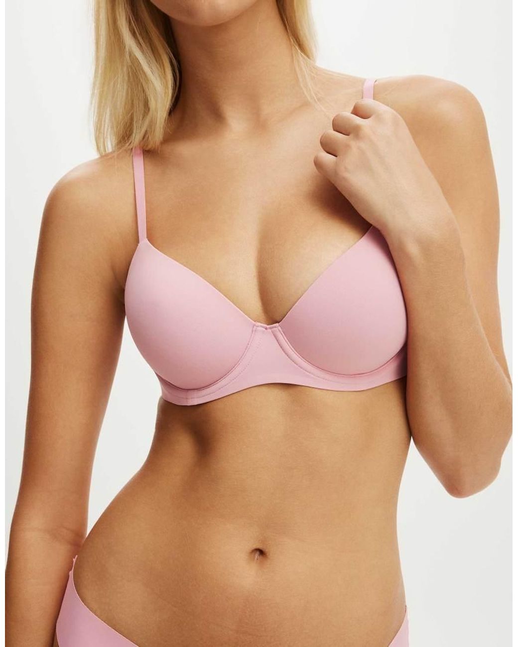 Cotton On Pink Body Bestee T-Shirt Bra