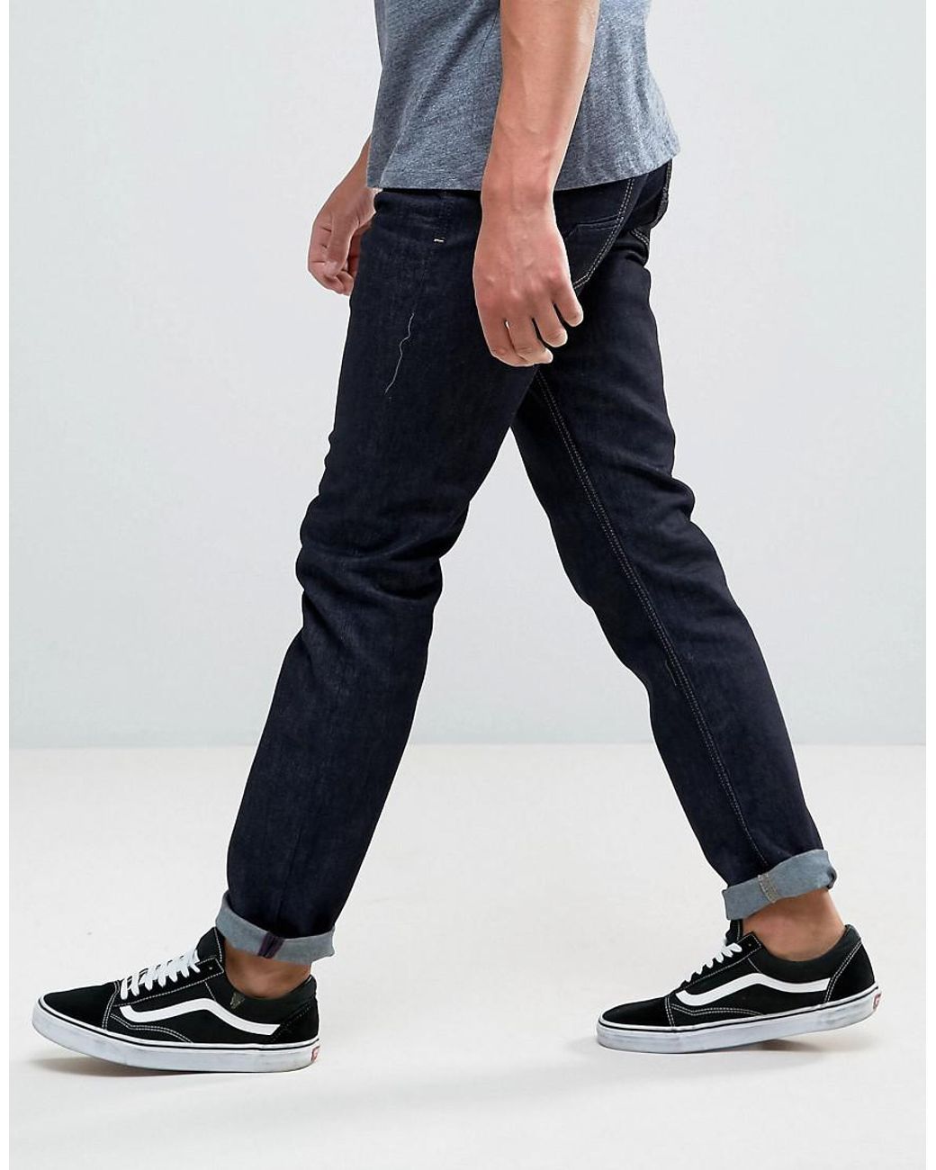 DIESEL Larkee-beex Tapered Jeans 084hn in Blue for Men | Lyst