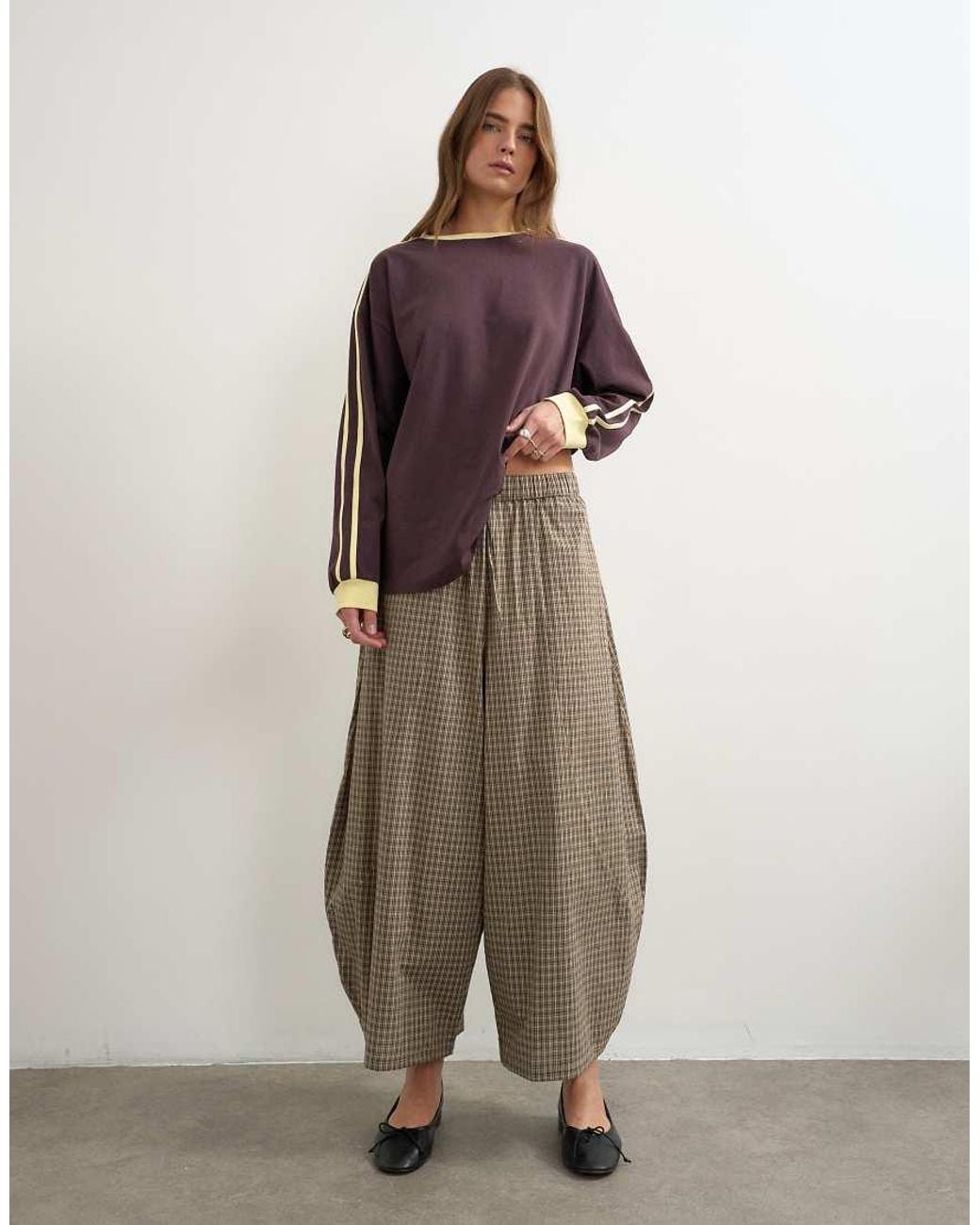 TOPSHOP Natural Co-ord Horseshoe Trouser