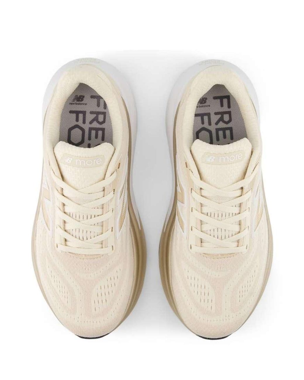 New Balance White Fresh Foam X More V6 Running Trainers