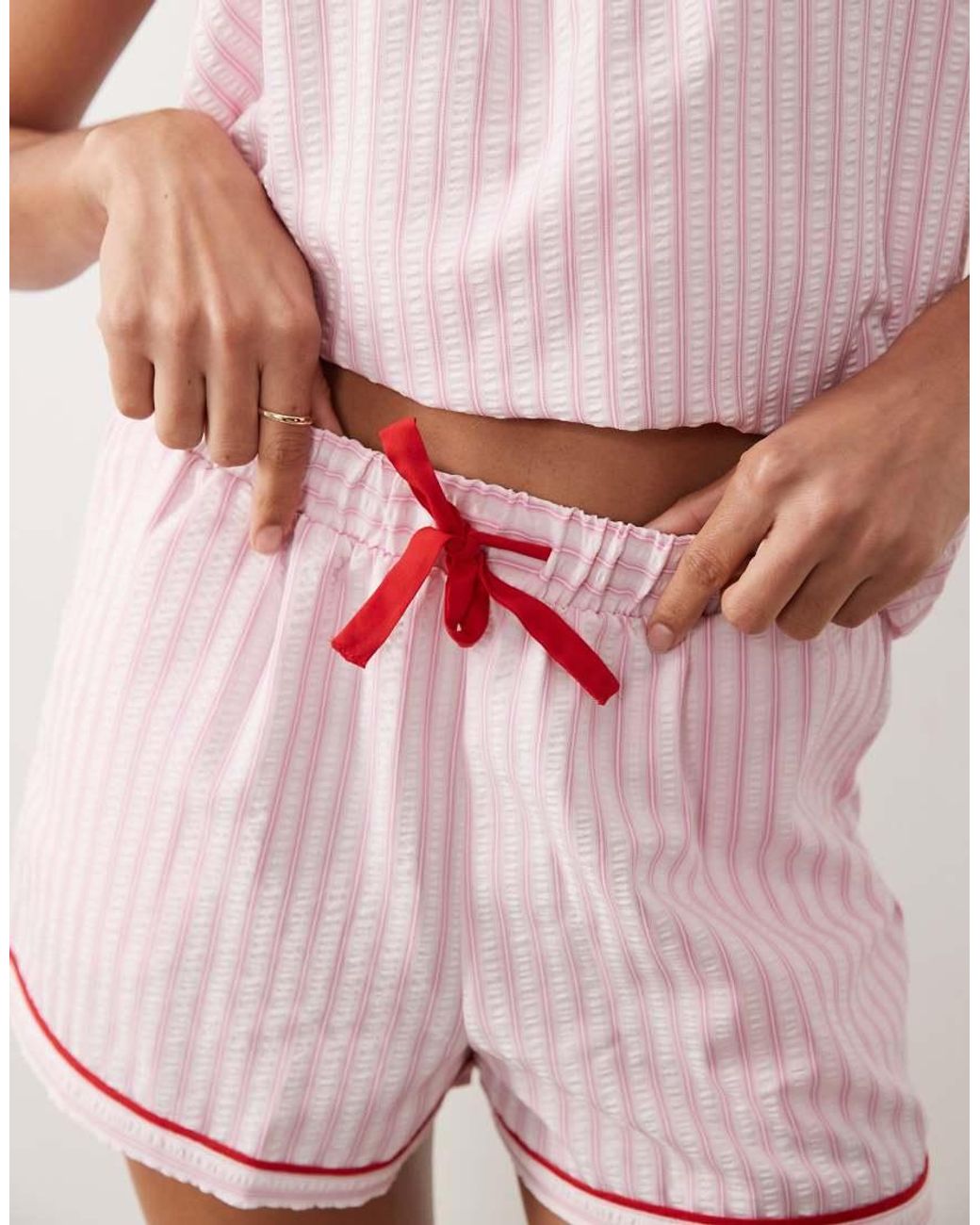 Threadbare Pink Cami Top And Shorts Pyjama Set