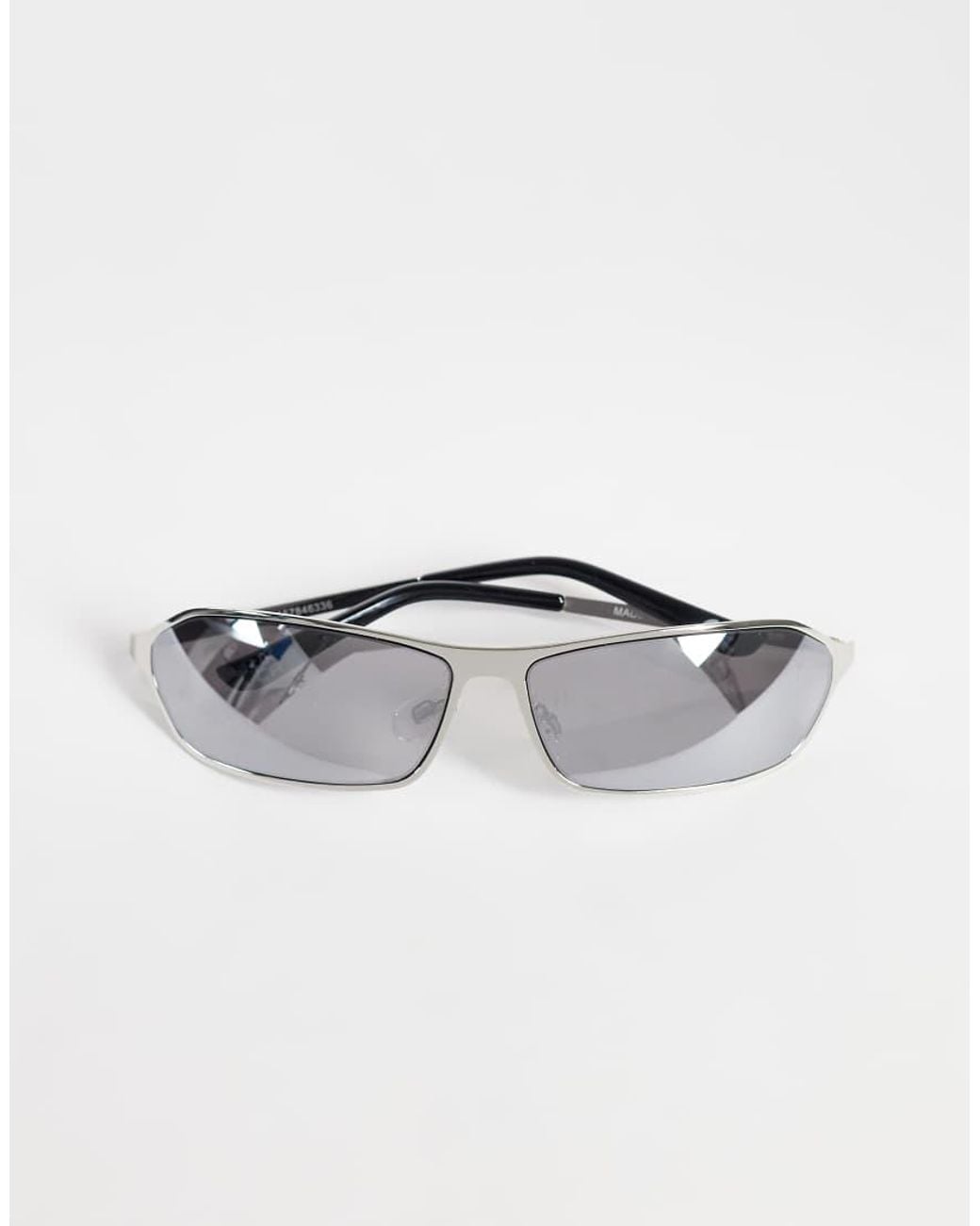 ASOS Metallic Wrap Metal Frame Sunglasses for men
