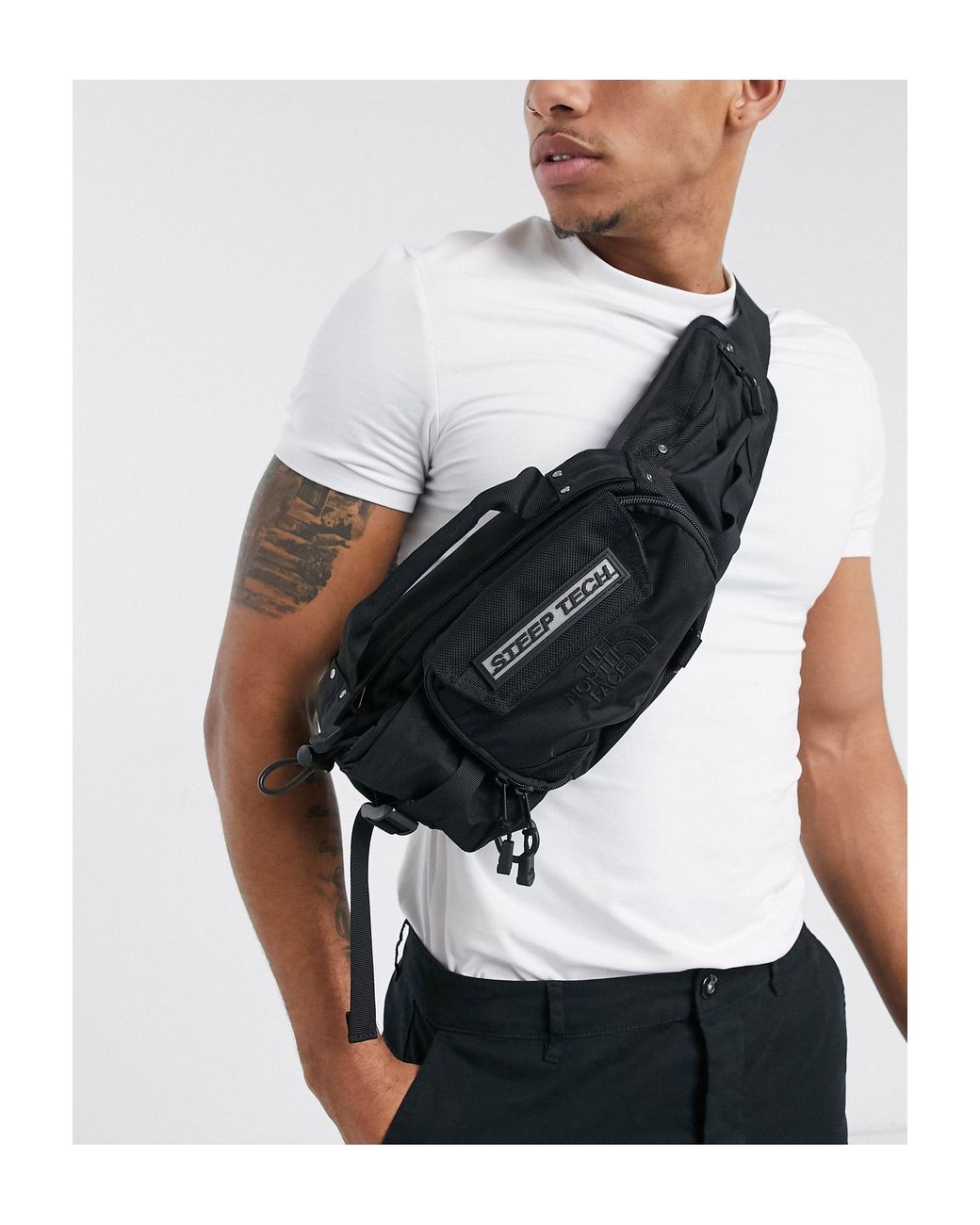 The North Face Steep Tech Bum Bag in Black for Men | Lyst