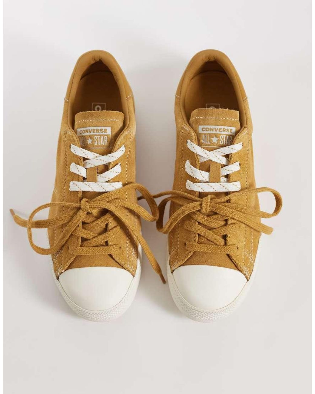 Converse Metallic Chuck Taylor Lo Trainers With Double Lace