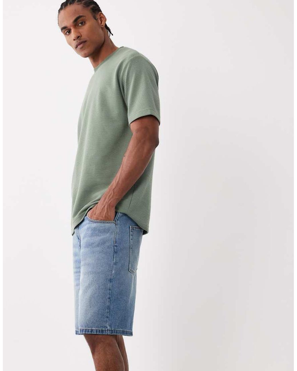 Jorts di ASOS in Green da Uomo