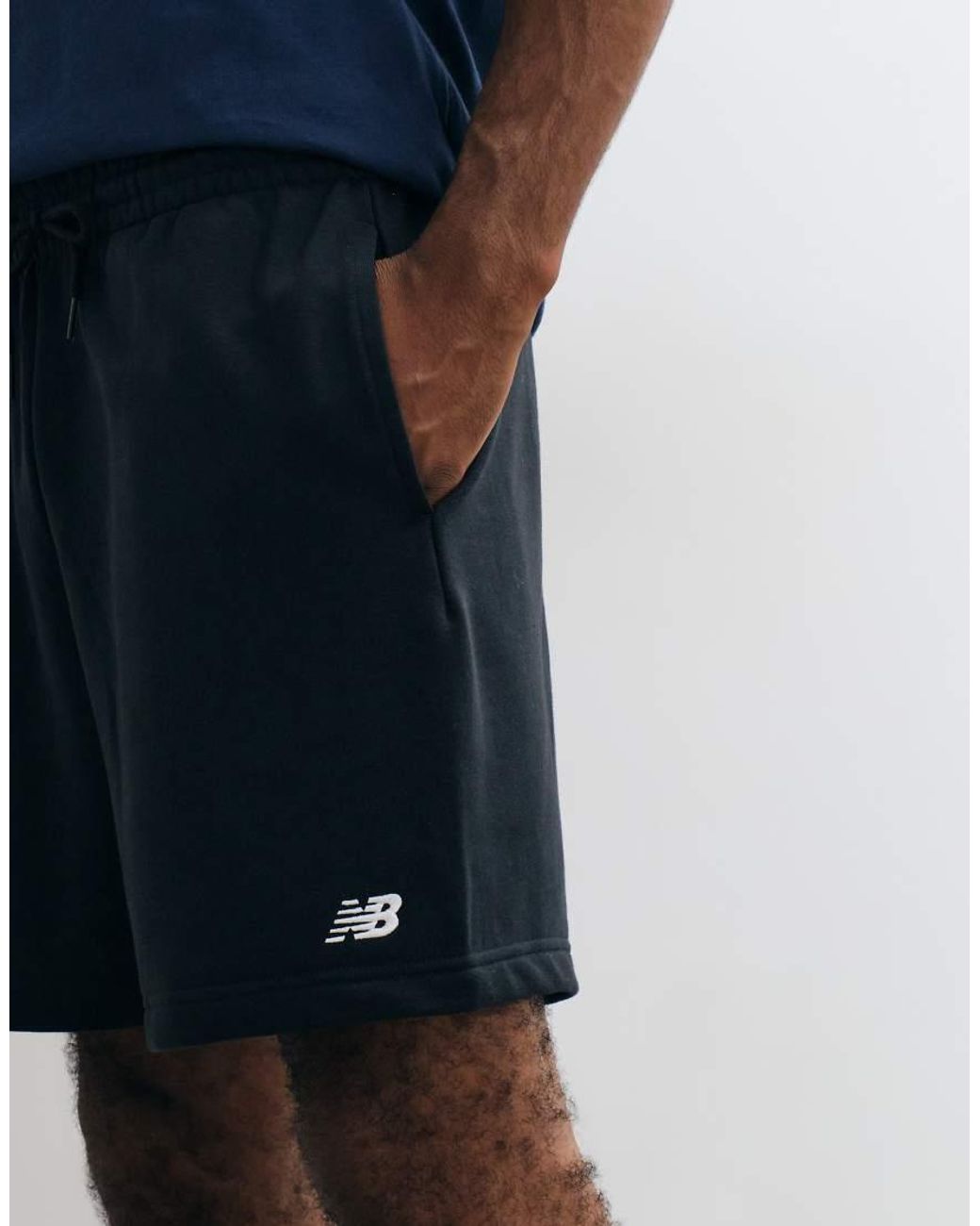 New Balance Blue Sport Essentials Fleece Terry 7 Inch Short for men