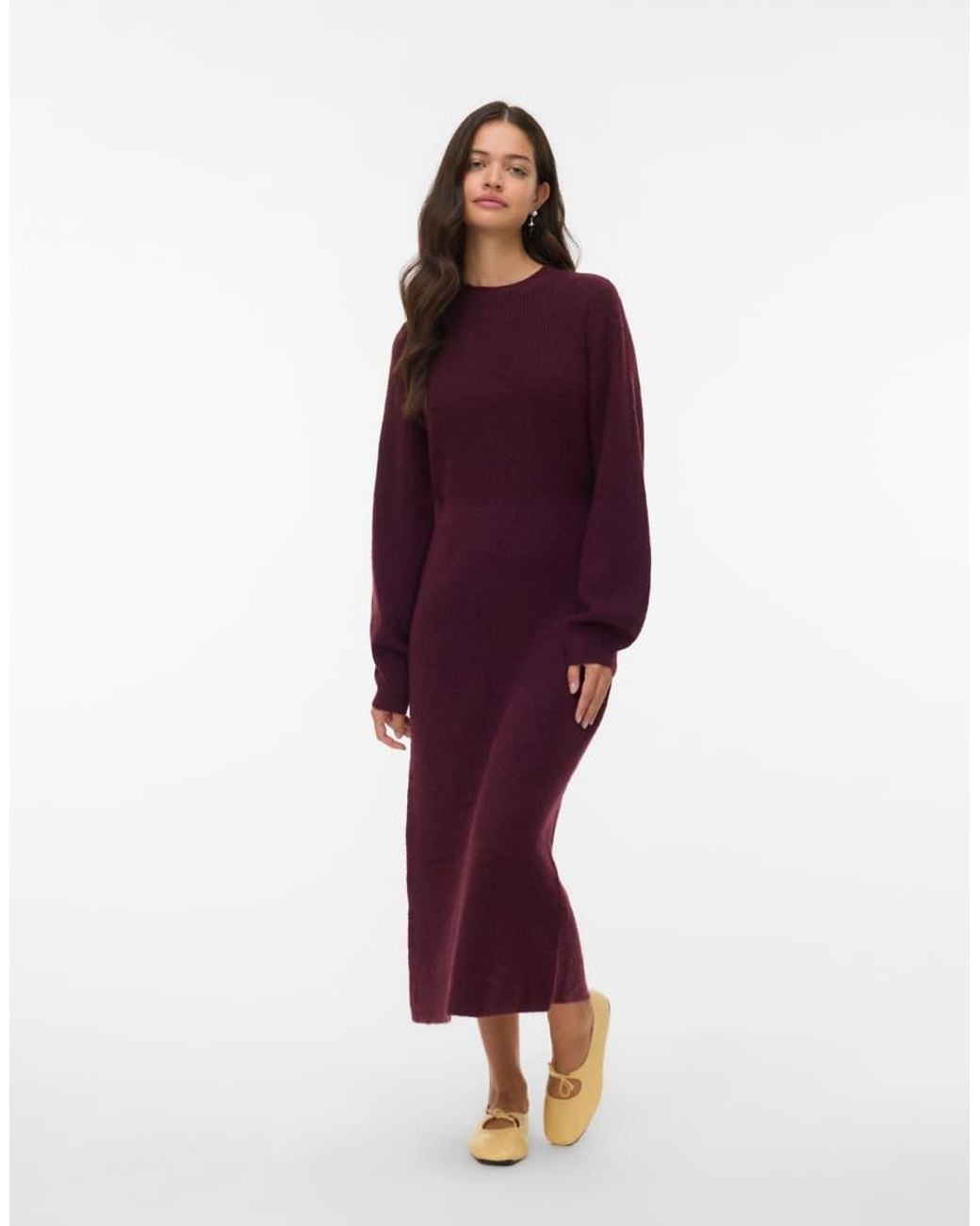 Vero Moda Red Knitted Dress