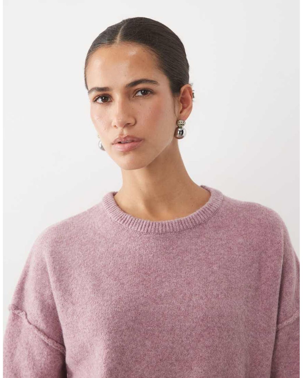 Mango Blue Teen Round Neck Jumper