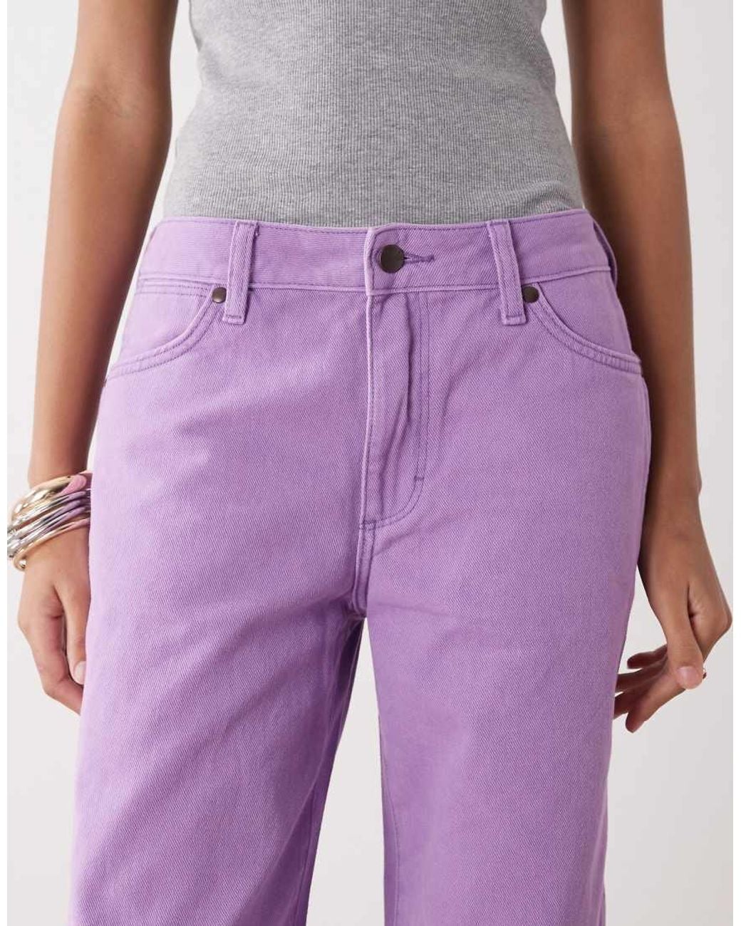 Wrangler Purple World Wide Mid-Rise Soft Touch Denim Jeans