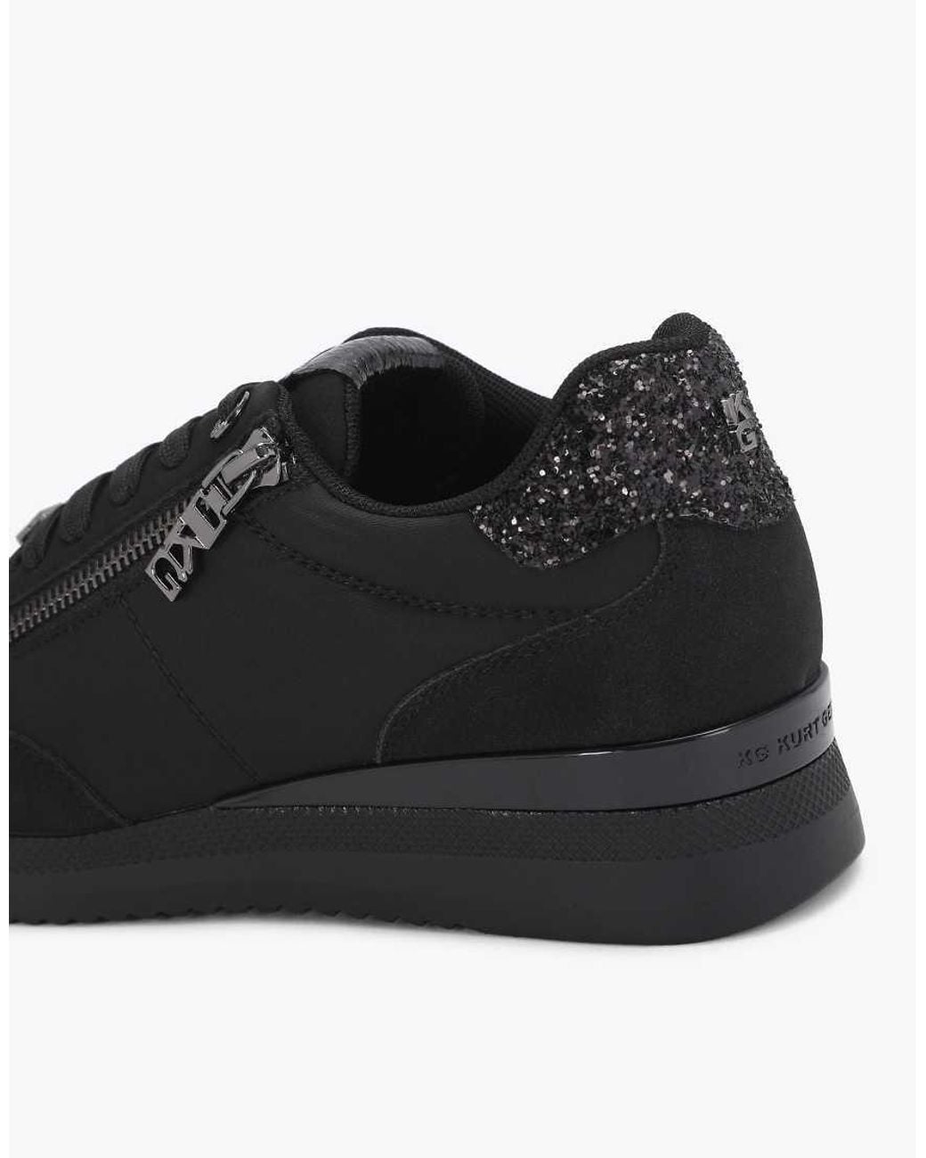 KG by Kurt Geiger Black Lina2 Trainers