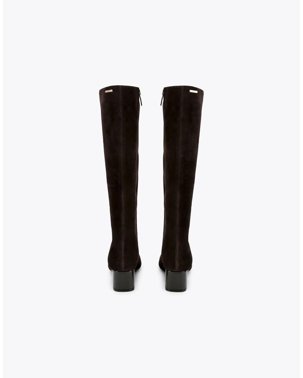 Carvela Kurt Geiger Black Cleo Knee Boots