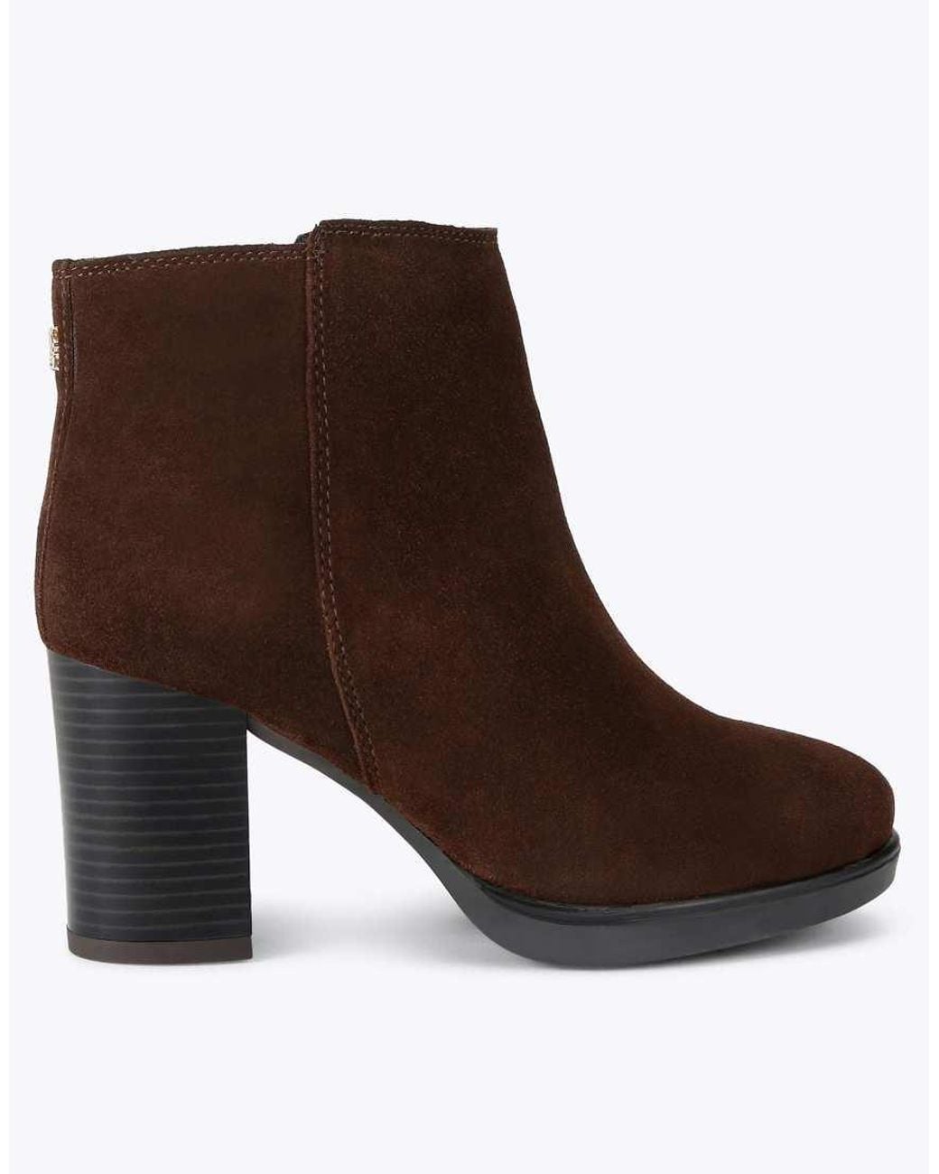 KG by Kurt Geiger Brown Sage Mid Ankle Boots