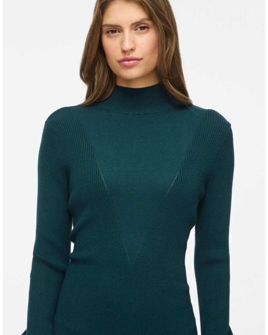 Vila Blue Knitted Dress
