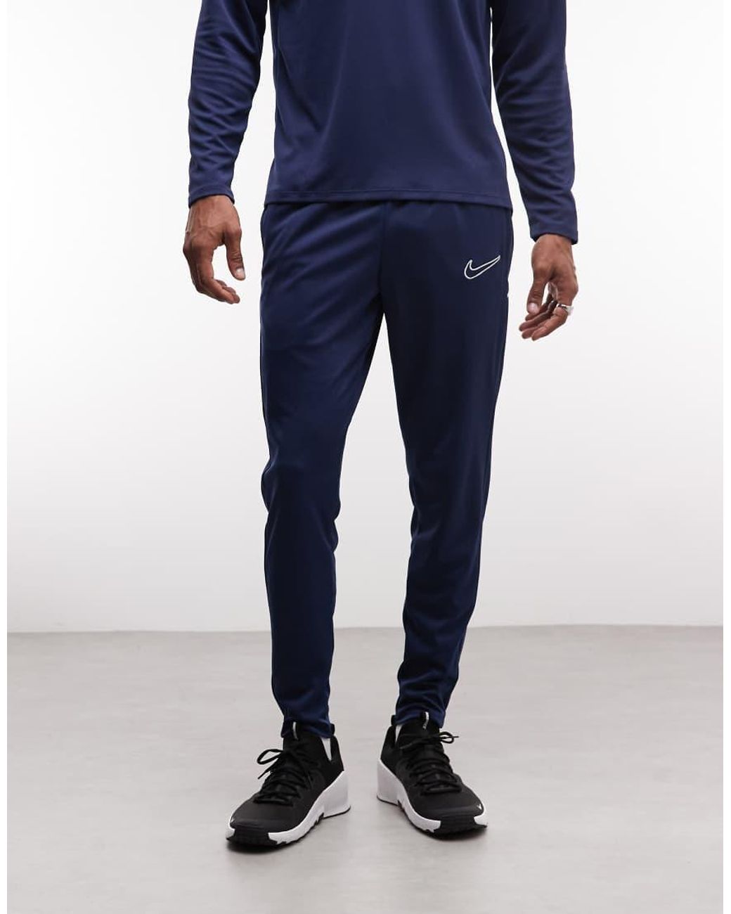 Nike Football Blue Academy 25 Dri-fit joggers for men