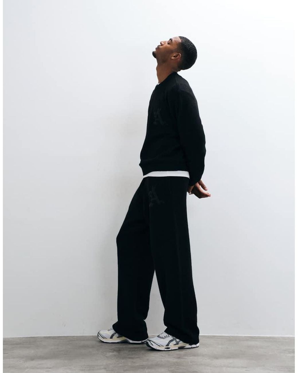 Jack & Jones Blue Logo Knit joggers for men