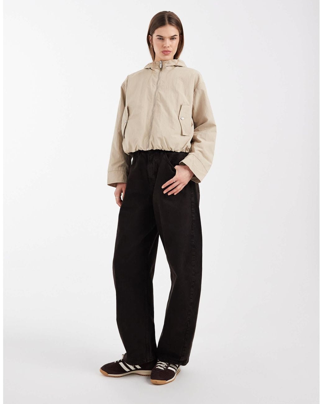ONLY Natural Hooded Bomber