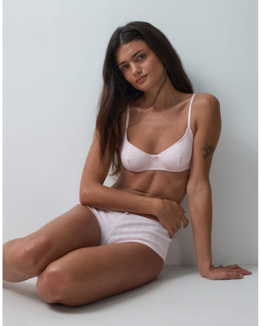 ASOS Brown Poppy Pointelle Boxer