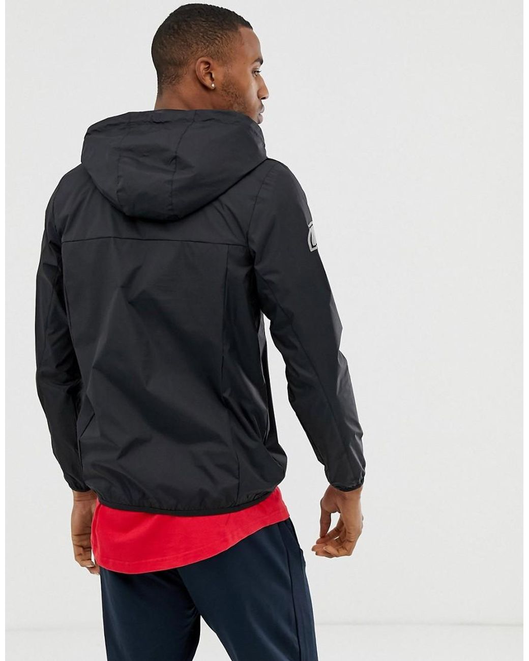 Ellesse Synthetic Ion Overhead Jacket With Reflective Logo In