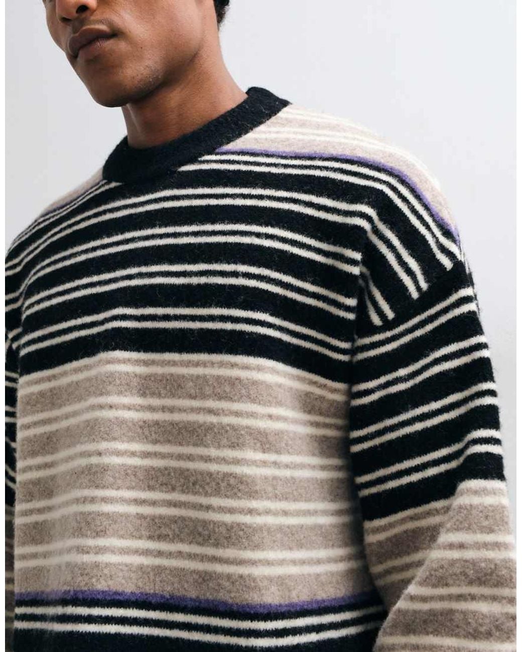 Weekday Black Wool Blend Sweater for men