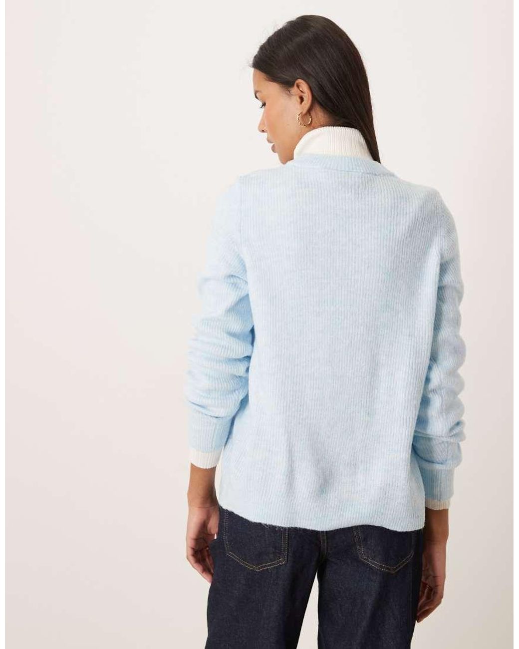 Vila Blue Knitted Cardigan