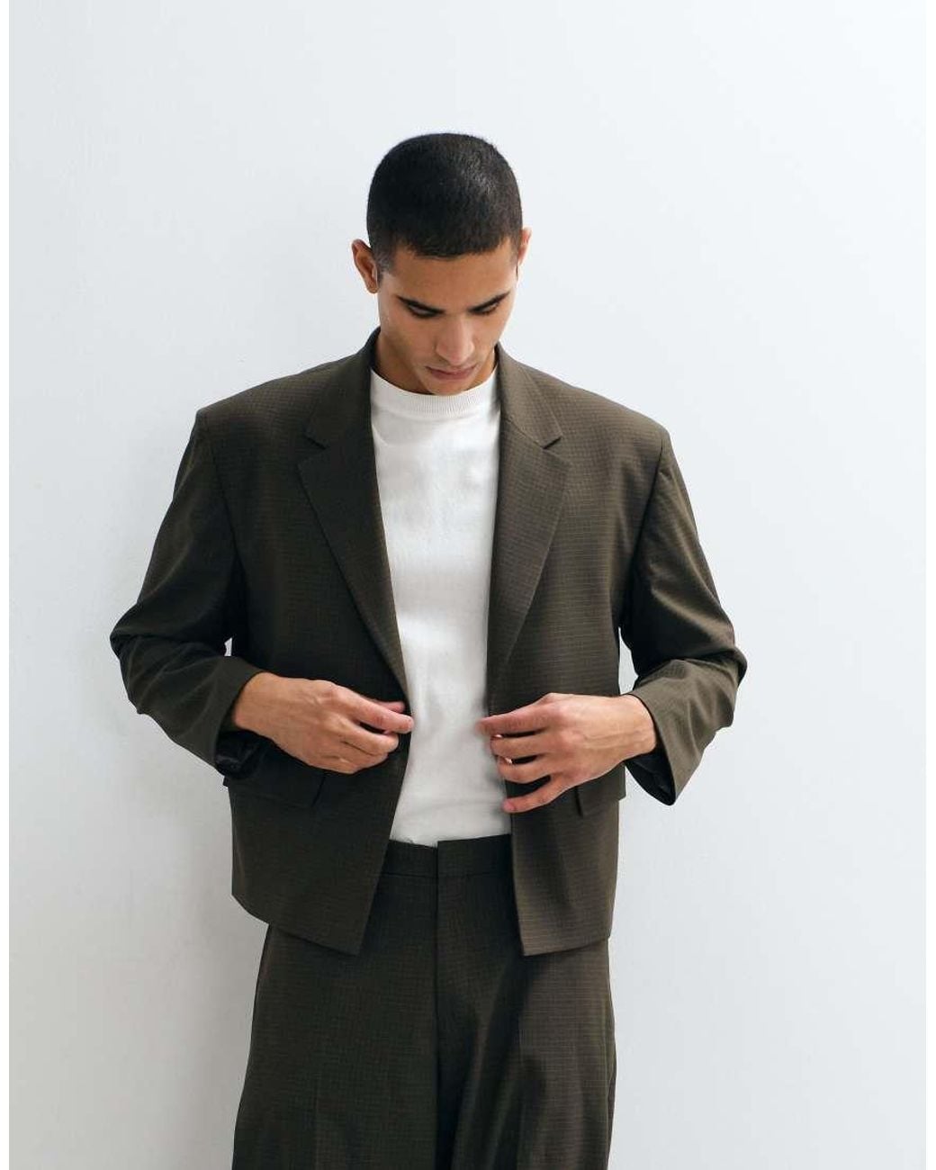 ASOS Black Boxy Suit Jacket for men