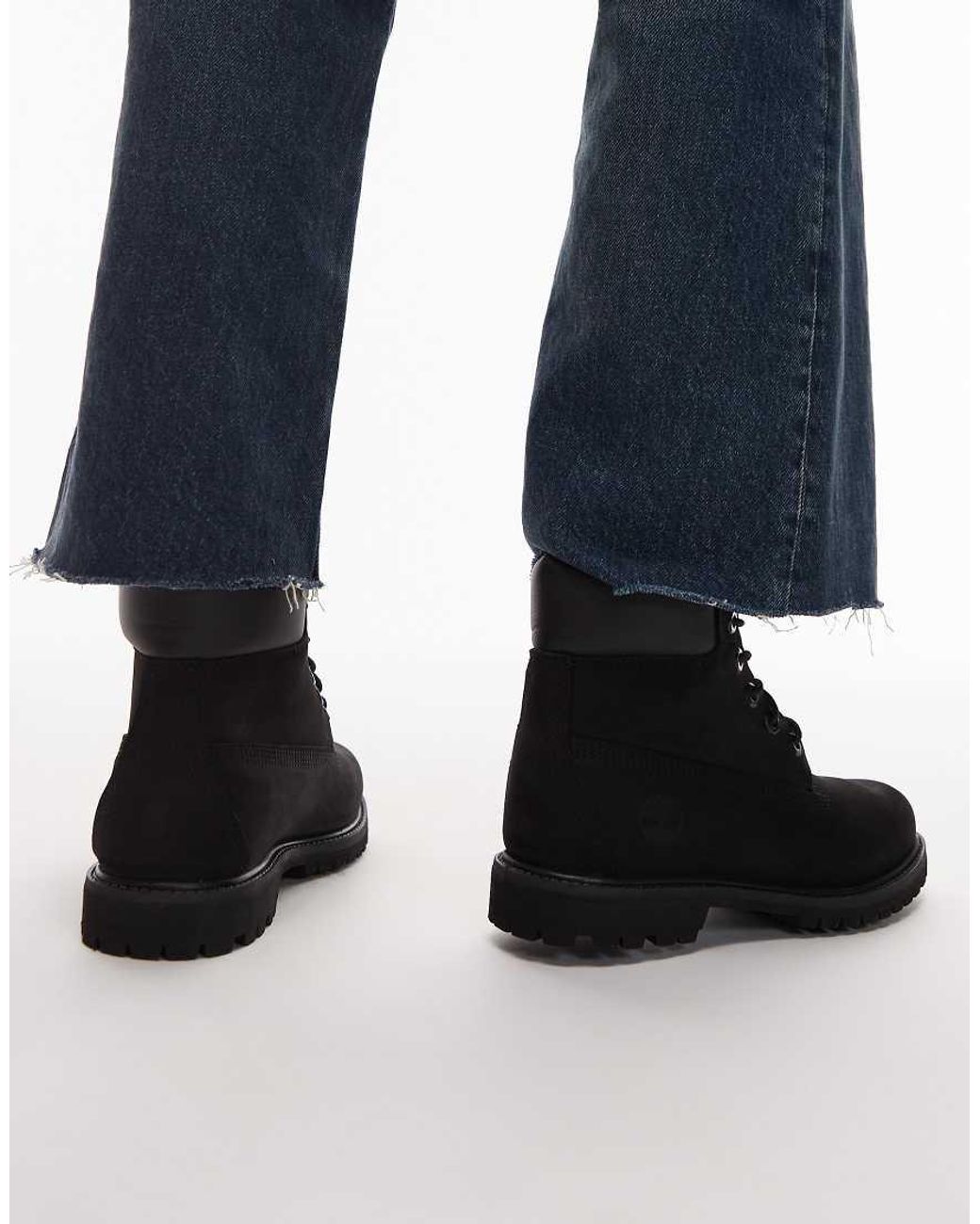 Timberland Black Premium 6 Inch Boots