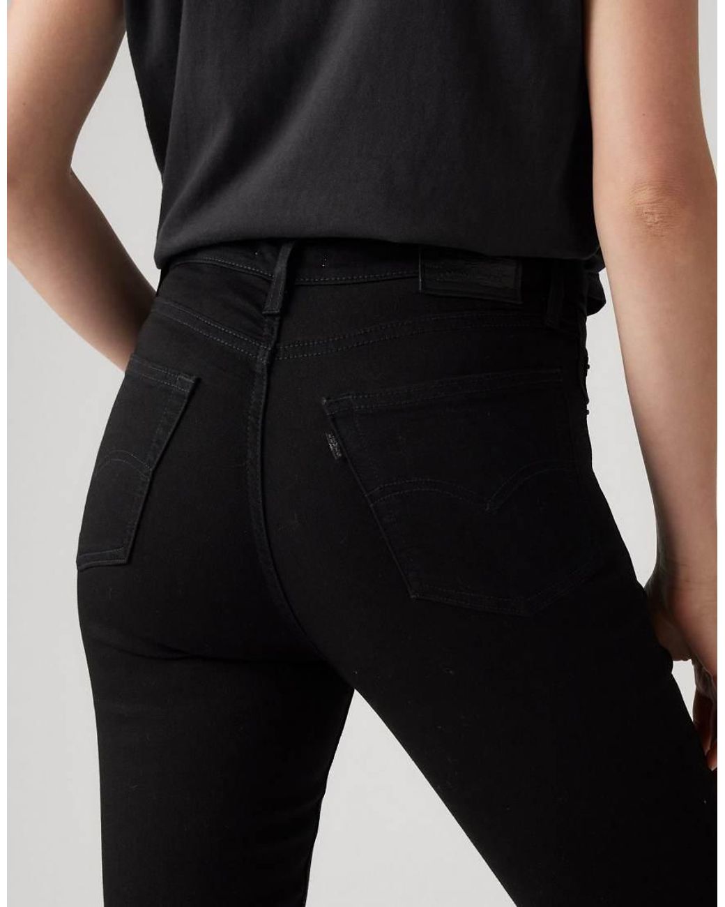 Levi's Black 721 High-Rise Skinny Jeans