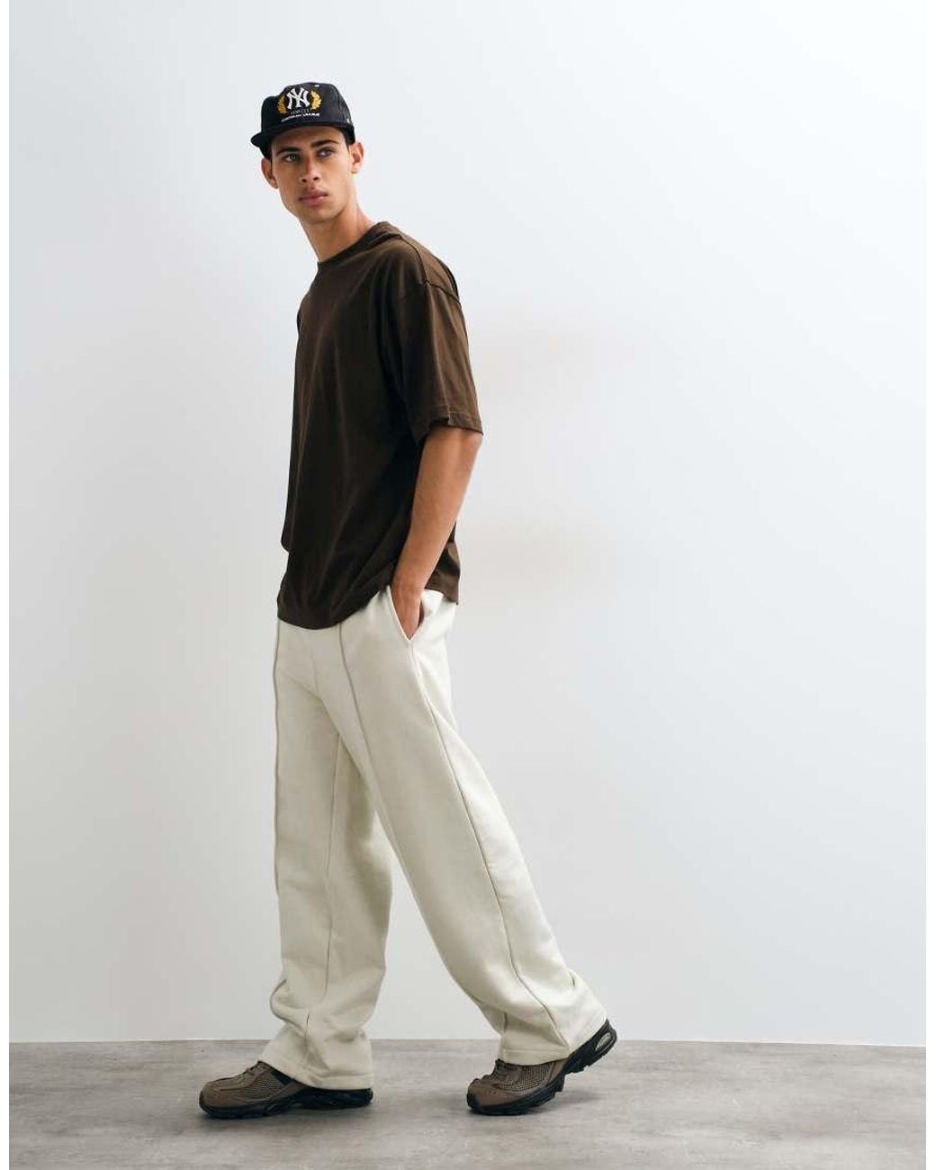 ASOS Black Oversized T-shirt With Text Graphic for men