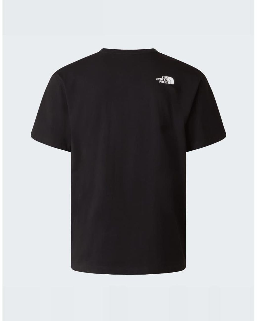 The North Face Black Mountain Logo Relaxed Graphic T-Shirt for men