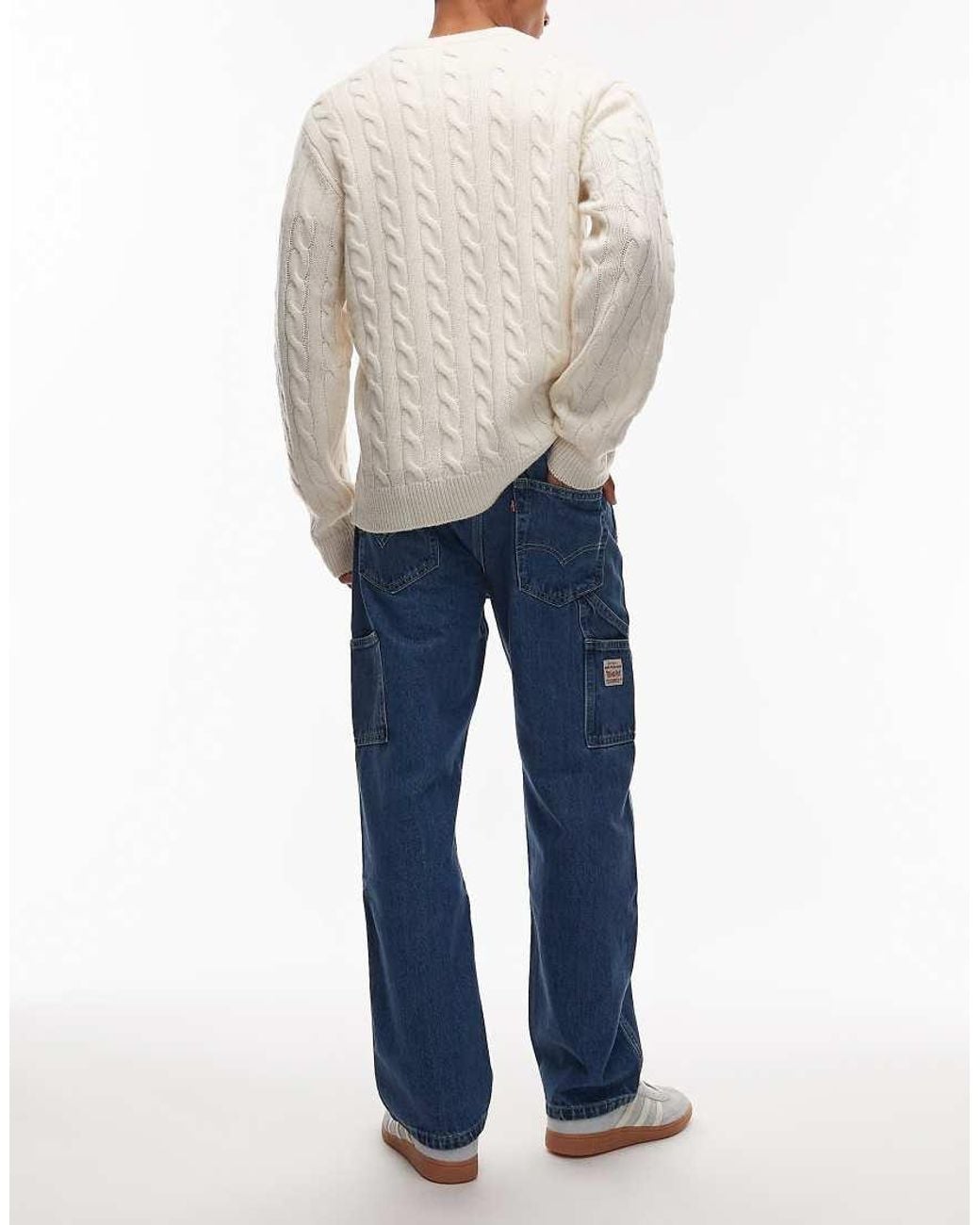 Levi's Blue Workwear 568 Loose Carpenter Jeans for men