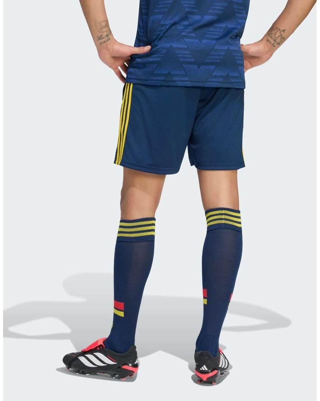 Adidas Originals Blue Arsenal Fc 26/27 Away Shorts for men