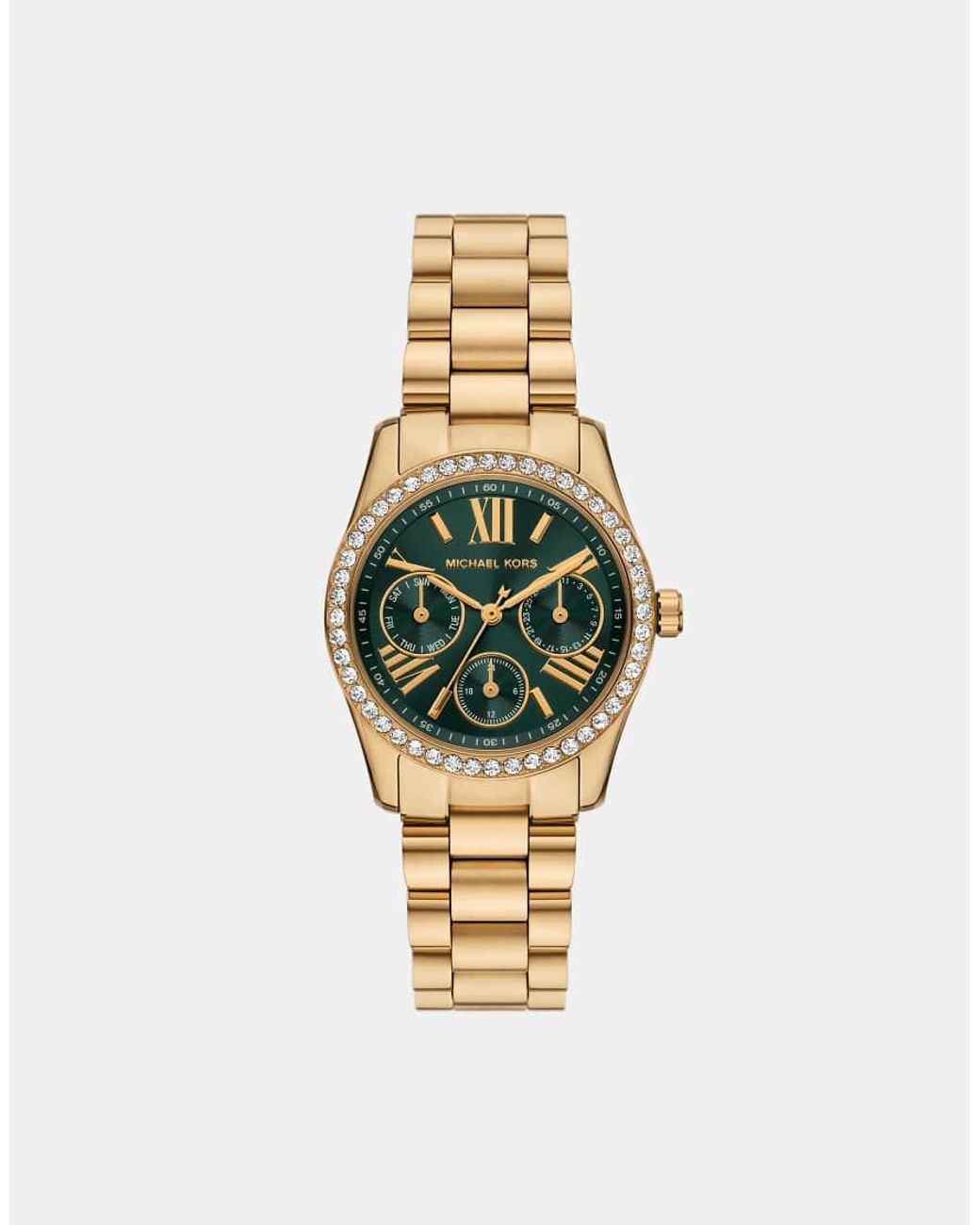 Michael Kors Metallic Multifunction Lexington, Stainless Steel