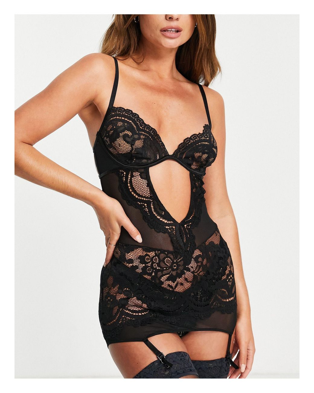 Ann Summers Besotted Shapewear Suspender Cami Sz 20 *In Stock* 
