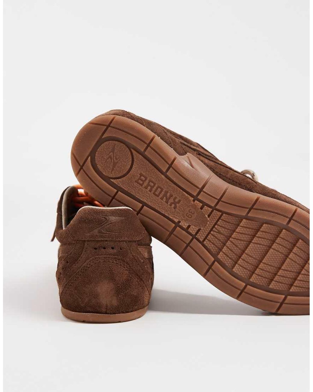Bronx Brown Myr-aa Lace Up Trainers