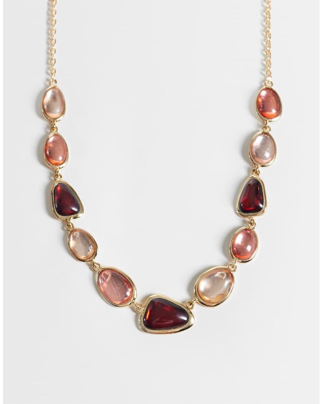 Collar De Piedras Variadas Accessorize de color Brown