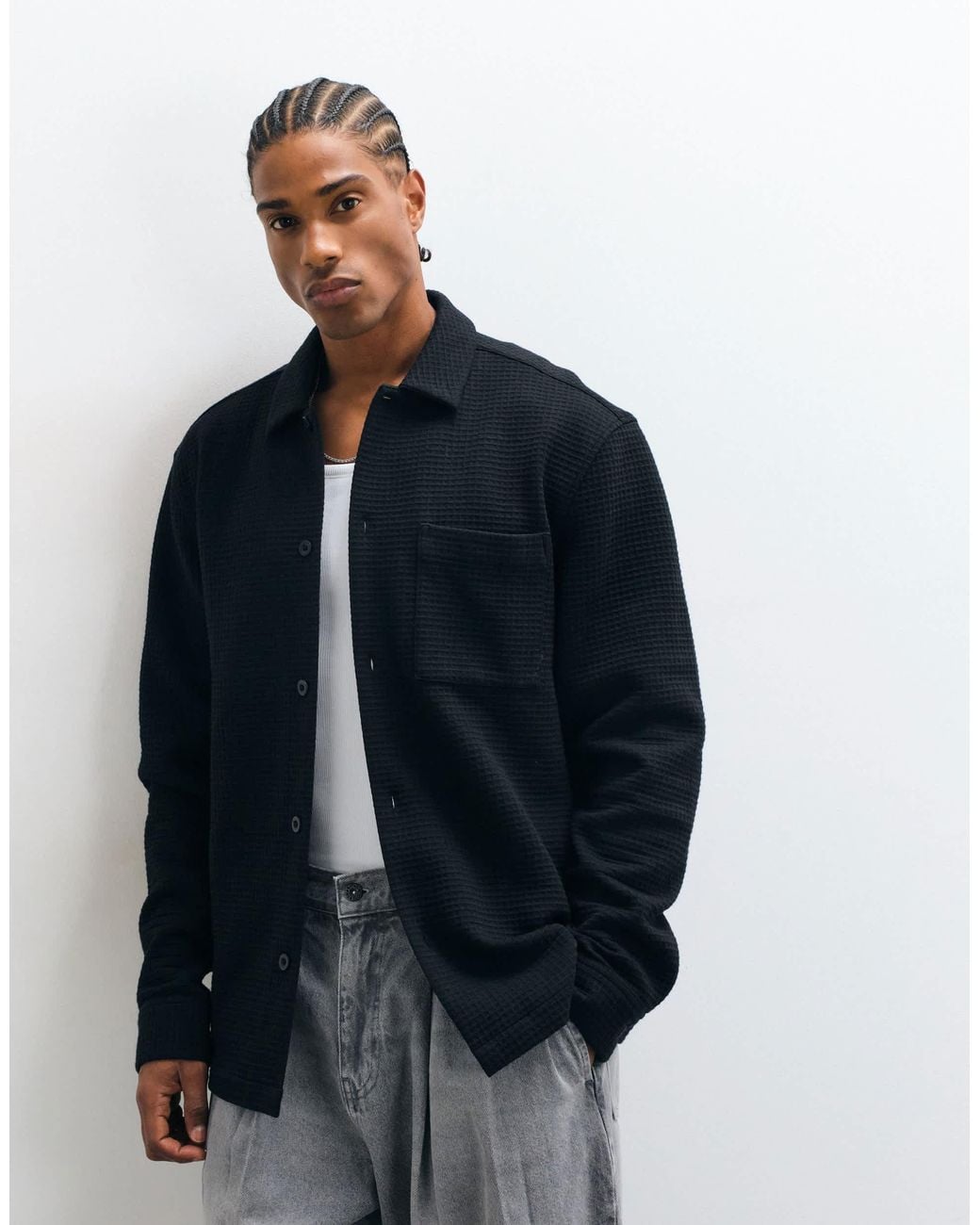 ASOS Blue Overshirt for men