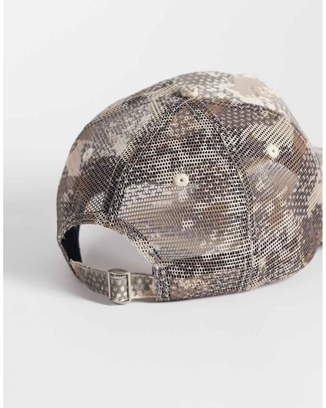 No Problemo Multicolor 100% Cotton Tree-like Printed Logo Trucker Cap