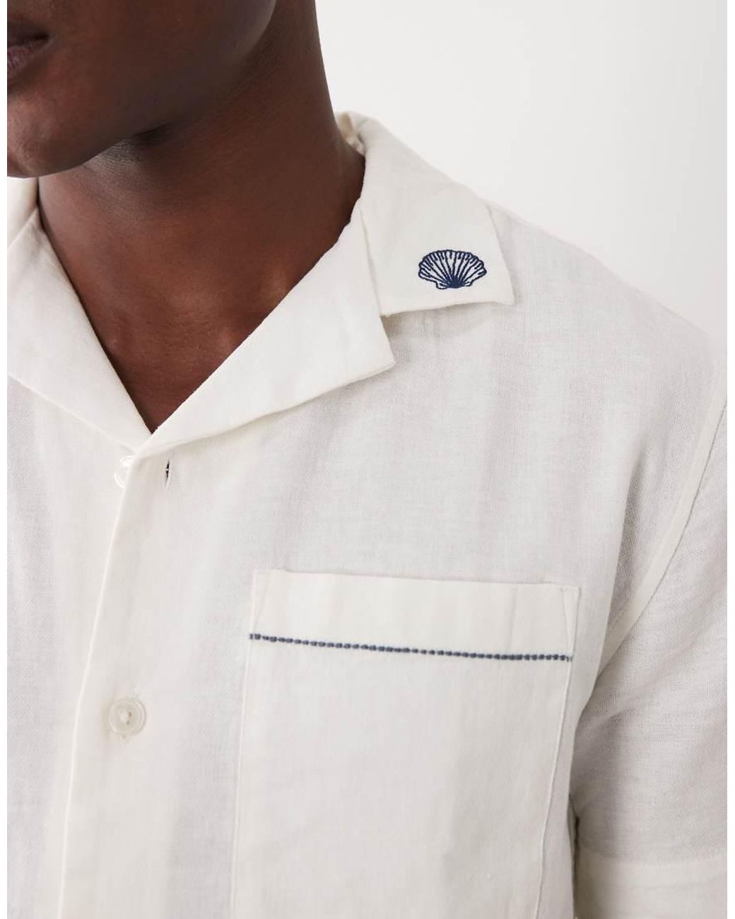 Abercrombie & Fitch Brown Resort Graphic Short Sleeve Shirt for men