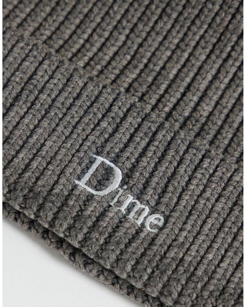 Dime Rippstrick-mütze mit logo in Gray für Herren