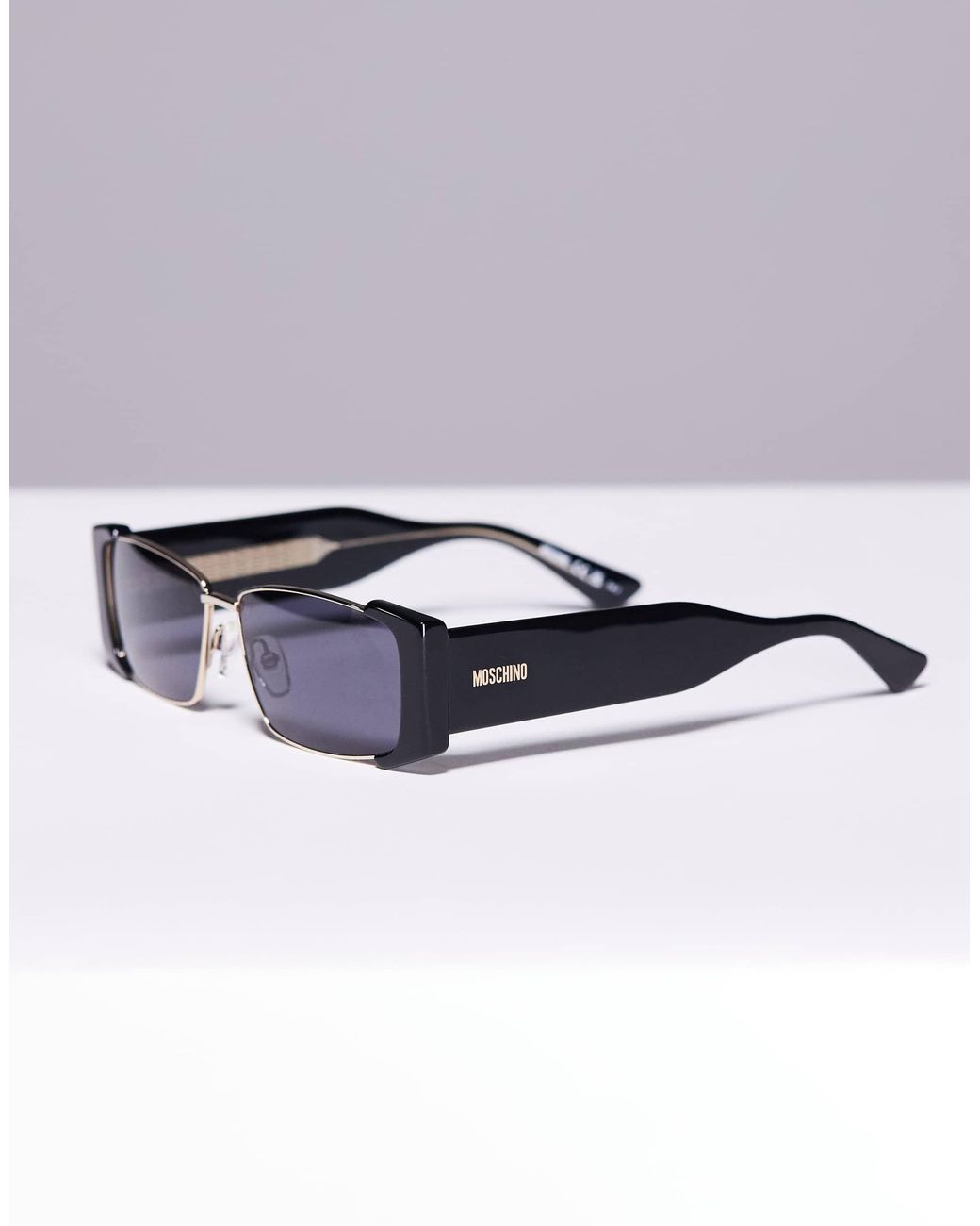 Moschino Gray Moschino – eckige sonnenbrille
