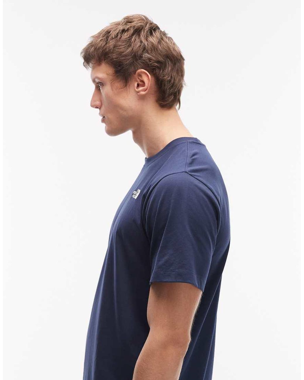 The North Face Blue Evolution Simple Dome Logo T-Shirt for men