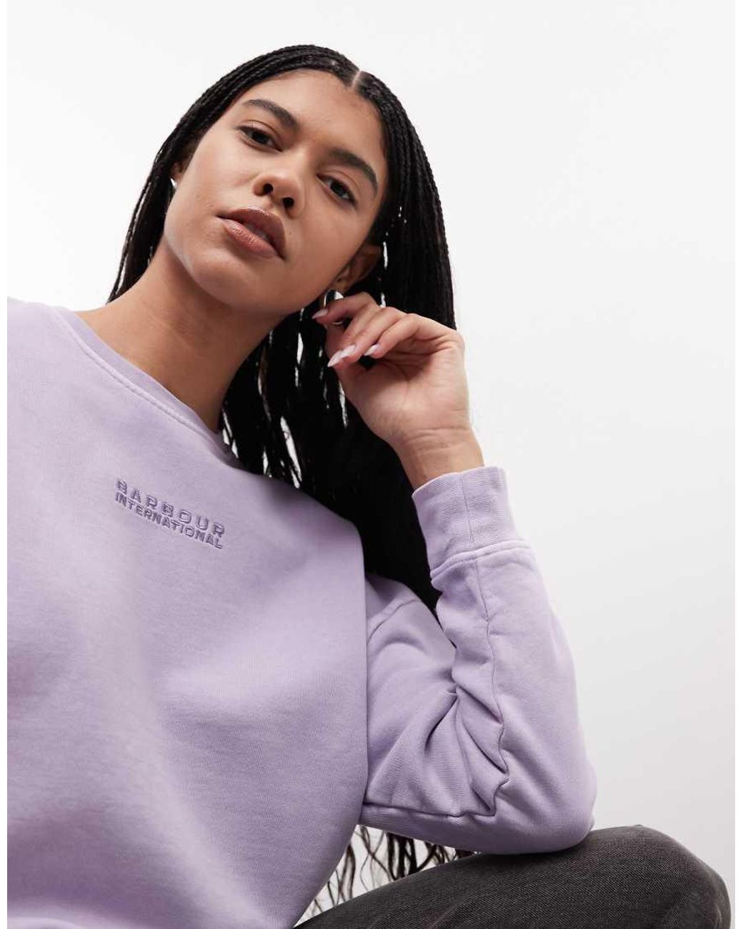 Barbour Purple Lyra Sweatshirt